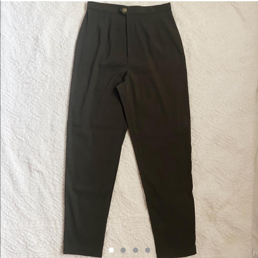 90’S VINTAGE GREEN TROUSERS